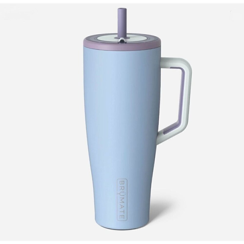 Brumate ERA 40 Oz Leakproof Metal Straw High Tide Blue Color Block